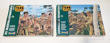 Soldatini REVELL 1/72 - Marines USA + Giapponesi