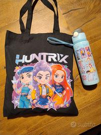 novità Huntrix borraccia + borsa prezzo fisso