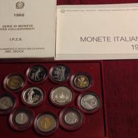 DIVISIONALE ITALIA-PROOF-ANNO 1986-11 VALORI-FOTO