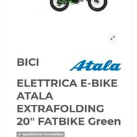 Bicibelettrica atala  imballata