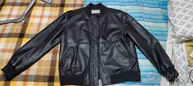 Giubbotto bomber in pelle Trussardi