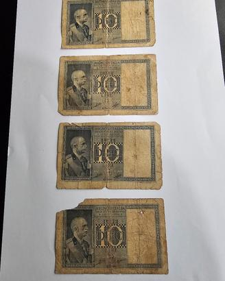 10 Lire Regno D'Italia, anno 1935/39 