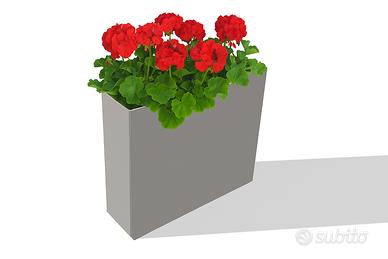 Fioriere moderne in lamiera