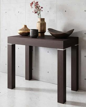 Consolle 50/300cm allungabile moderno wengé