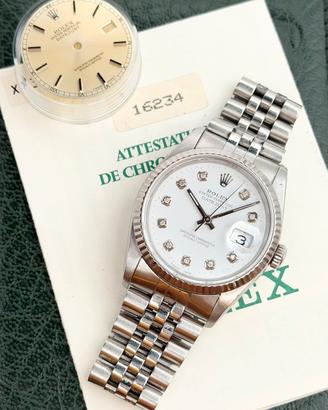 Rolex Datejust 16234, Full set, Si Permute