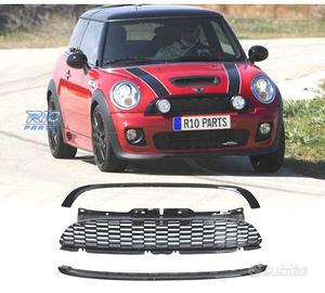 GRIGLIE MINI COOPER R56 R57 06-09 NERO LUCIDO