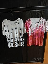 2 magliette donna  come nuove 