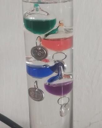 Termometro Galileiano in vetro