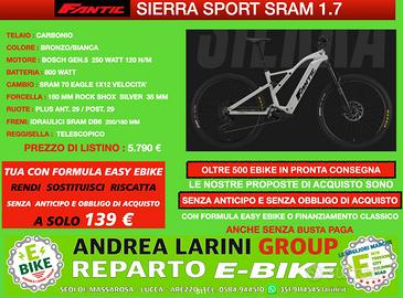 Ebike Fantic Sierra Sport Sram 1.7 - Novità 2026