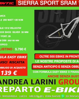 Ebike Fantic Sierra Sport Sram 1.7 - Novità 2026
