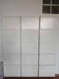 Scarpiera 3 ante 5 scompartimenti