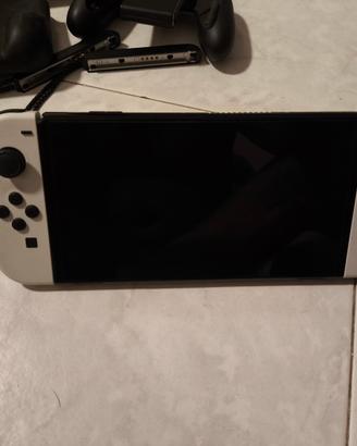 Nintendo switch oled bianca+ accessori+giochi