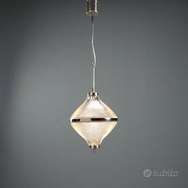 Lampada da Soffitto Anni '60 in Vetro