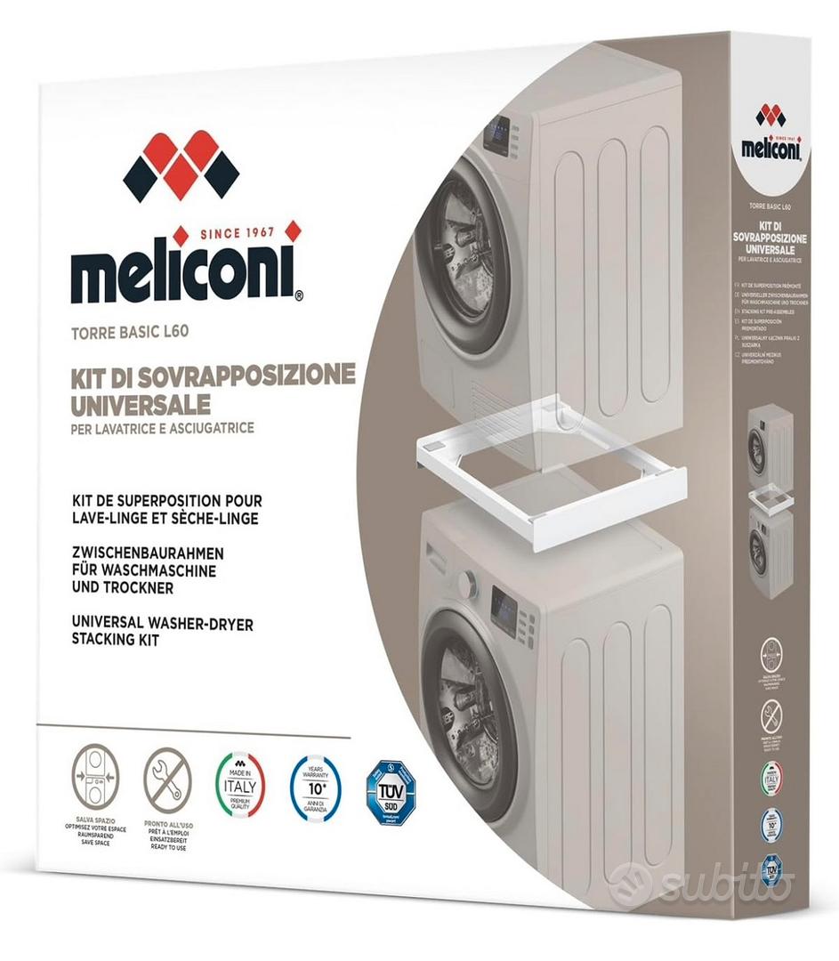 Meliconi sovrapposizione lavatrice asciugatrice - Elettrodomestici In  vendita a Brescia