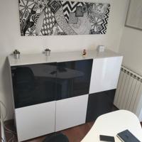 Mobile Besta Bianco e Nero