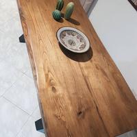 Tavolo legno e ferro