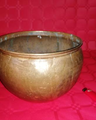 Antico Portavasi / Cachepot  in ottone - Vintage