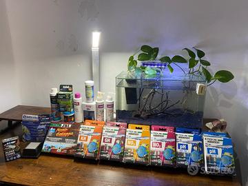 Acquario zolux clear 40 da 22L maturo +prodotti m