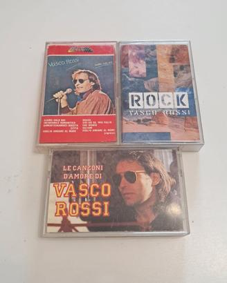 3 Musicassette vintage Vasco Rossi