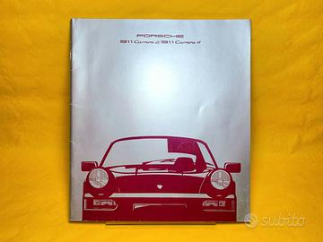 ✅ Brochure Porsche 911 964 Carrera + Dati Tecnici
