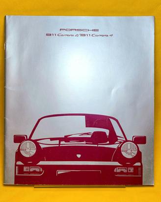✅ Brochure Porsche 911 964 Carrera + Dati Tecnici