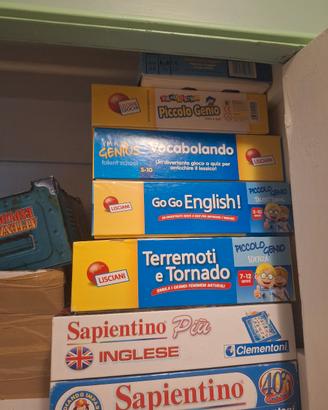 stock di giochi in scatola 