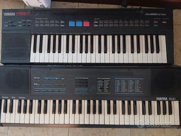 Coppia Tastiere Musicali Vintage