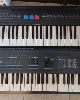 Coppia Tastiere Musicali Vintage