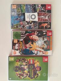 Set di 3 giochi nintendo switch.