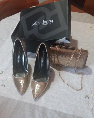 COLLECTION PRIMADONNA Scarpe e borsetta