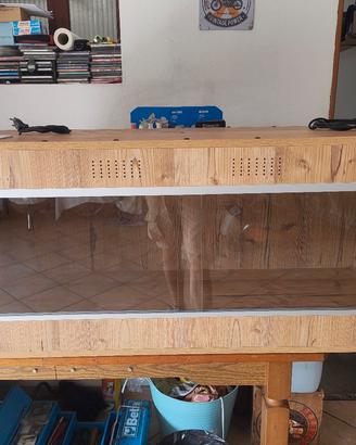 Terrario Teca per rettili 120x50x50 RH-Frank