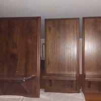 Mensole in legno eseguite artigianalmente