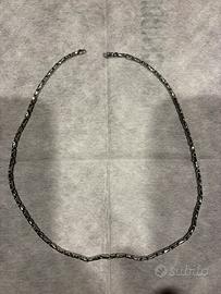 Collana Uomo in oro bianco 18k