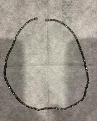 Collana Uomo in oro bianco 18k