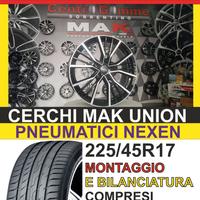 Cerchi in lega con pneumatici audi a3 17