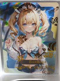 Barbara - SSR TGC card Goddess Genshin Off-Center
