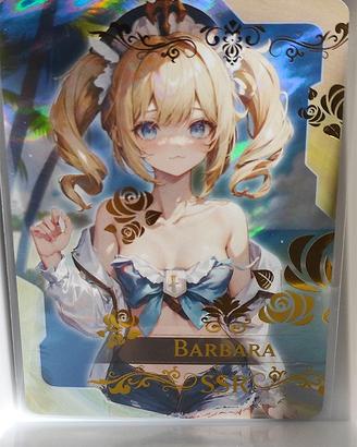 Barbara - SSR TGC card Goddess Genshin Off-Center