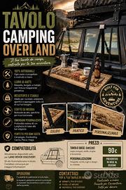 Tavolo Camping Overland