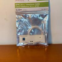 CAVO TELEFONICO RJ11 6P4C 2,15M