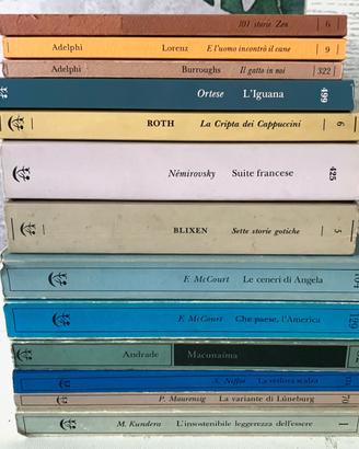 13 libri edizioni Adelphi