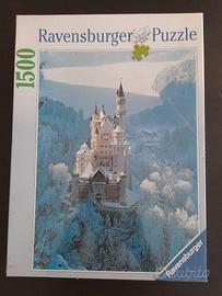 puzzle 1500"Neuschwanstein d’Inverno" Ravensburger