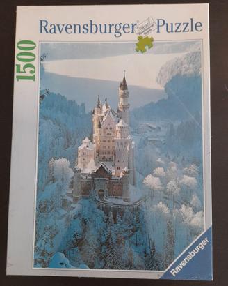 puzzle 1500"Neuschwanstein d’Inverno" Ravensburger