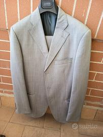 abito Cuseri taglia 48 grigio chiaro uomo