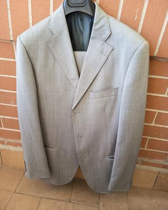 abito Cuseri taglia 48 grigio chiaro uomo