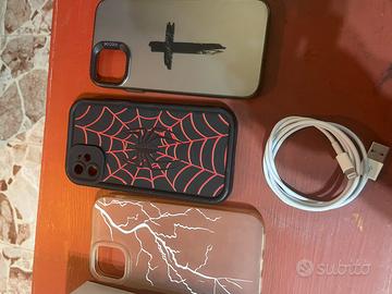 iphone 11 nero con cover