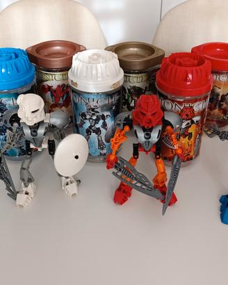 Lego 8 Bionicle Vintage (2002-2003) con confezione