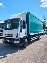 Iveco eurocargo 150E25 cassone centinato 6.40 + pe
