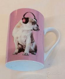 Tazze tazza ceramica colore rosa mug colazione lat