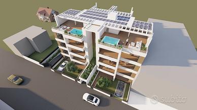 Cagliari attico trivano bilivelli terrazza