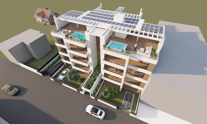 Cagliari attico trivano bilivelli terrazza